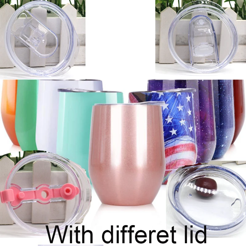 Стакан для вина объемом 12 унций с крышками уплотнением стакан из нержавеющей