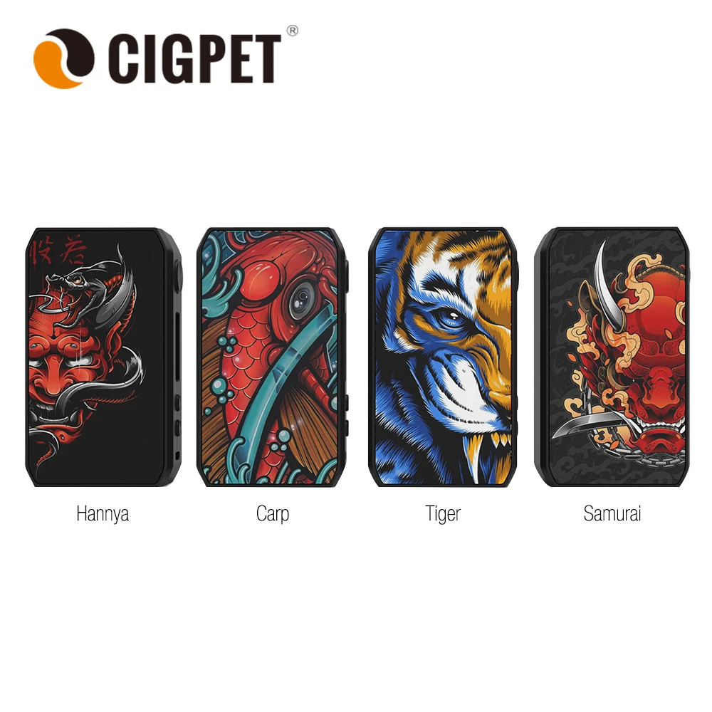 Оригинальный Регулируемый бокс мод CIGPET Capo питание от двух аккумуляторов 18650 макс.