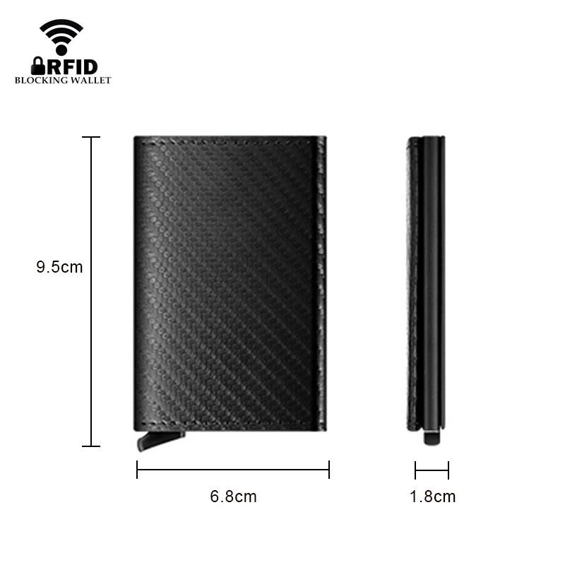 Мужские кошельки Rfod из углеродного волокна держатель для карт кошелек Мужской