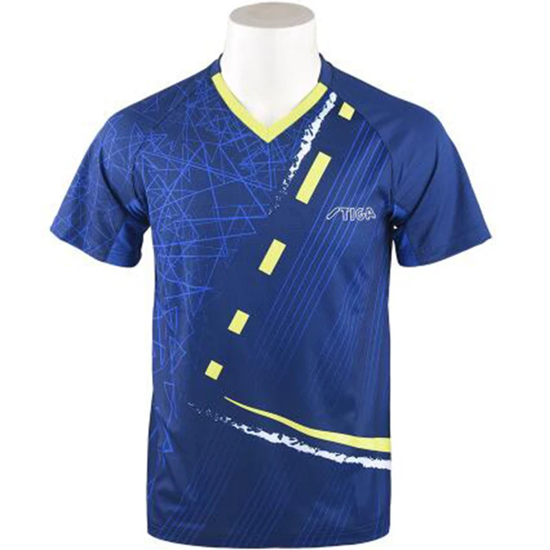 

Футболка для настольного тенниса stiga, новинка 2021 года, блузка с V-образным вырезом, шорты для настольного тенниса, ракетки для настольного тенниса, игры в пинг-понг