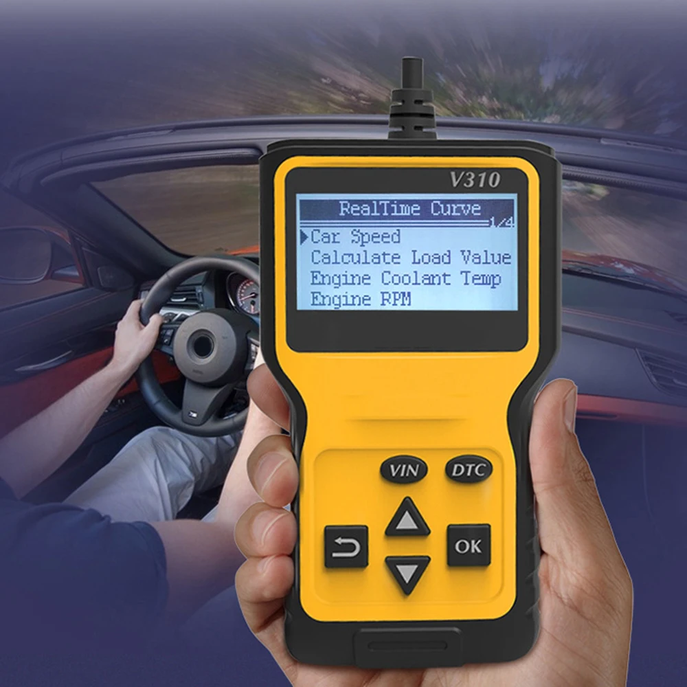 Автомобильный диагностический сканер Универсальный OBD инструмент ODB2 проверка