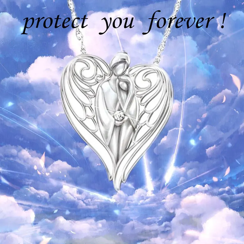 Женское Ожерелье с кулоном в виде сердца серебристое металлическое ожерелье