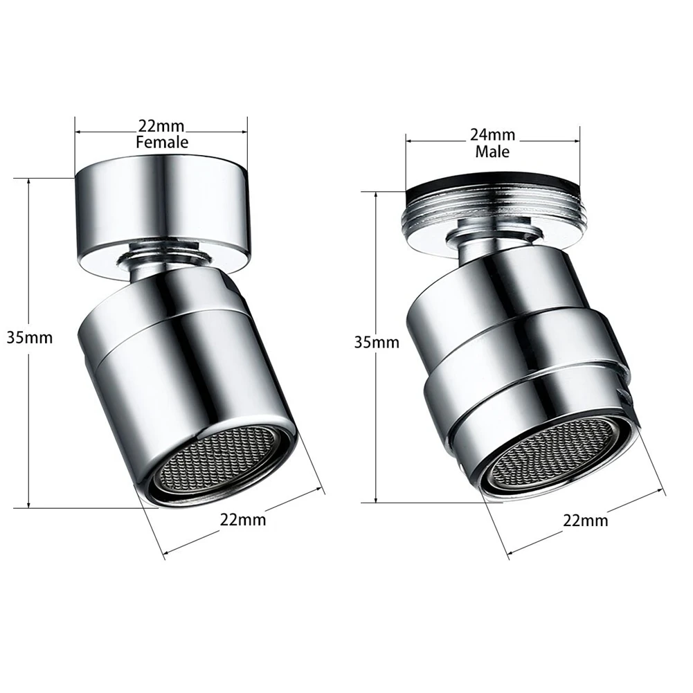 360 градусов Φ высококачественный латунный водосберегающий аэратор для смесителя