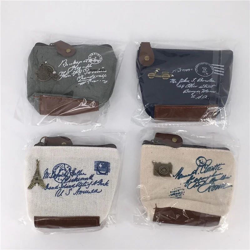 10 шт. Малый 8 см парусиновая обувь для девушек и женщин Портмоне & Чехол бумажник