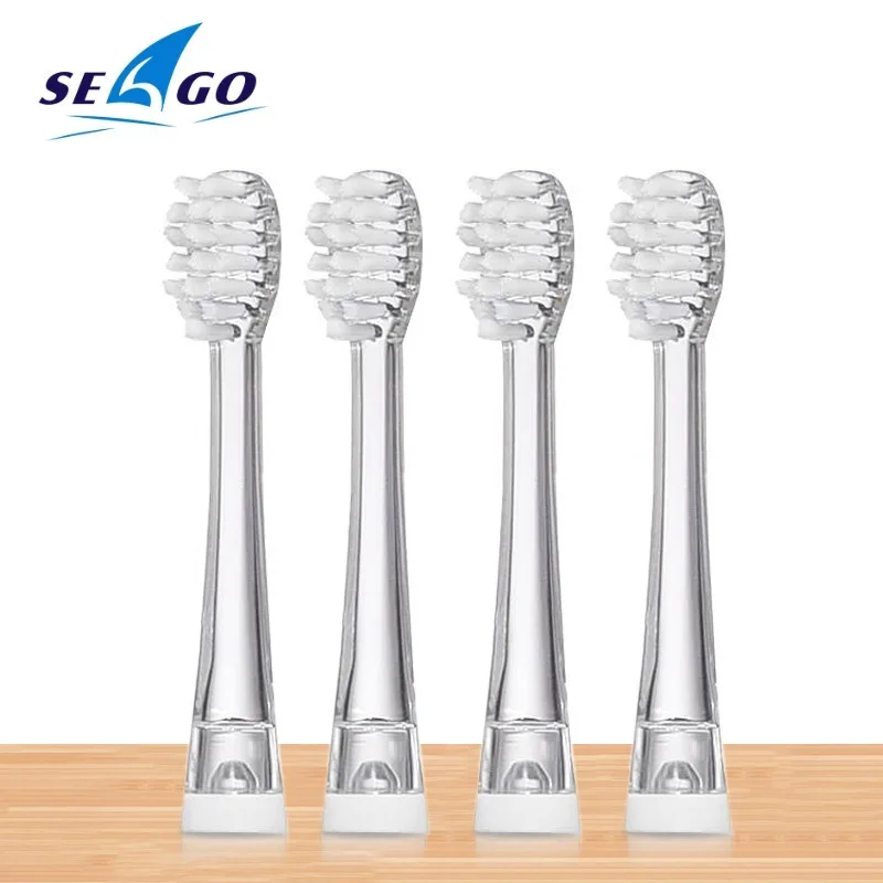 4 Pieces SG977 / EK6 / EK7 / 513 Electric Toothbrush Head Replaceable Brush Head to Remove Plaque Children Toothbrush Head