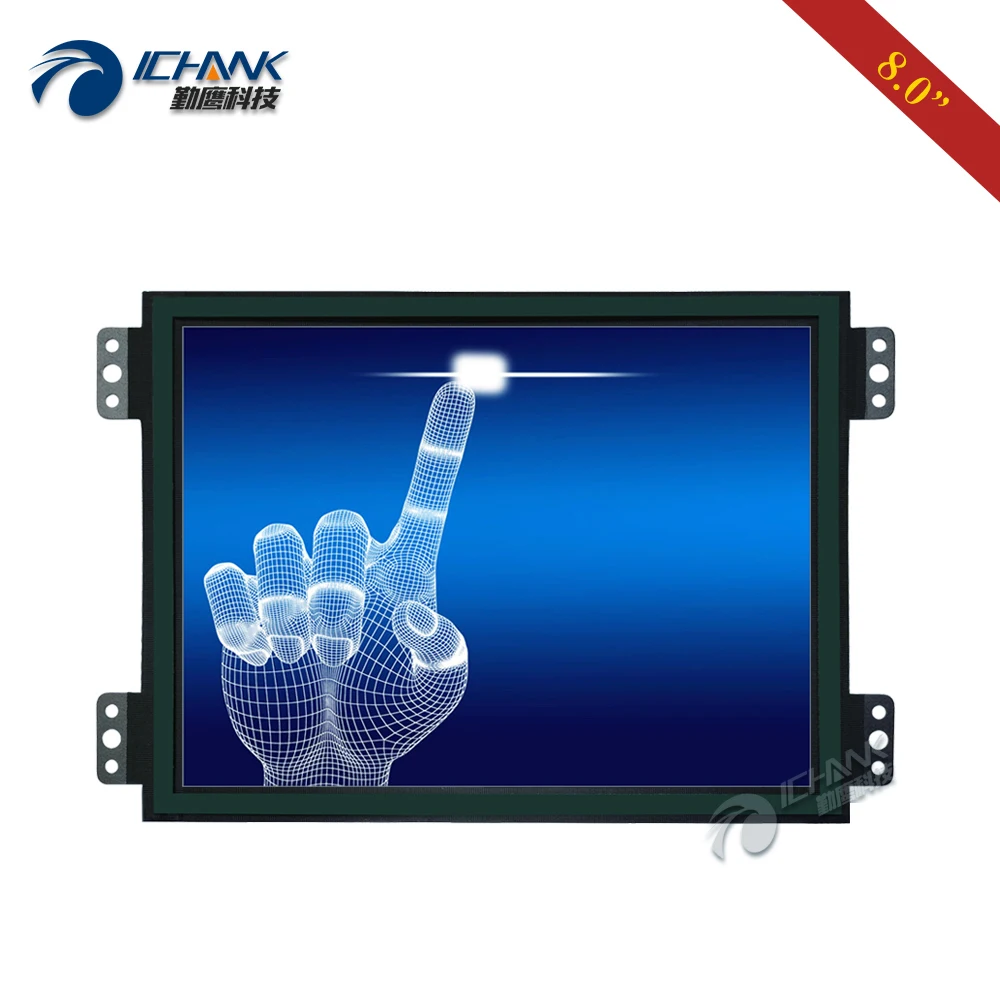 ЖК экран с экраном 1024x768 VGA HDMI металлическая открытая рамка встроенное