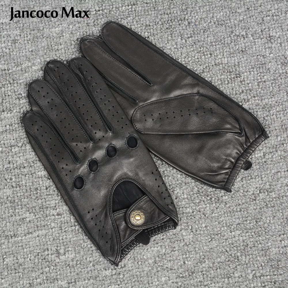Jancoco Max Новые мужские Роскошные перчатки из натуральной оленьей кожи осень-зима
