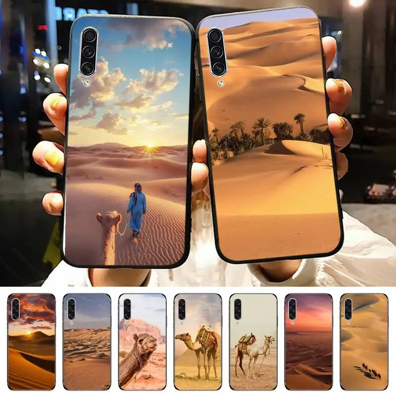

Hot Desert Camel Oasis Phone Case For Samsung galaxy A S note 10 7 8 9 20 30 31 40 50 51 70 71 21 s ultra plus