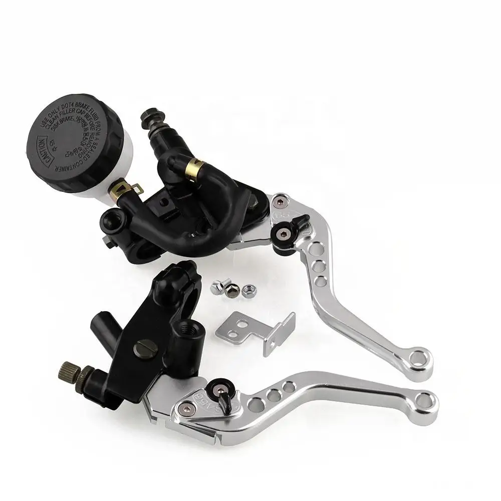 

Universal CNC Motorcycle Hydraulic Master Cylinder handle Pump Brake Clutch Lever for Bike