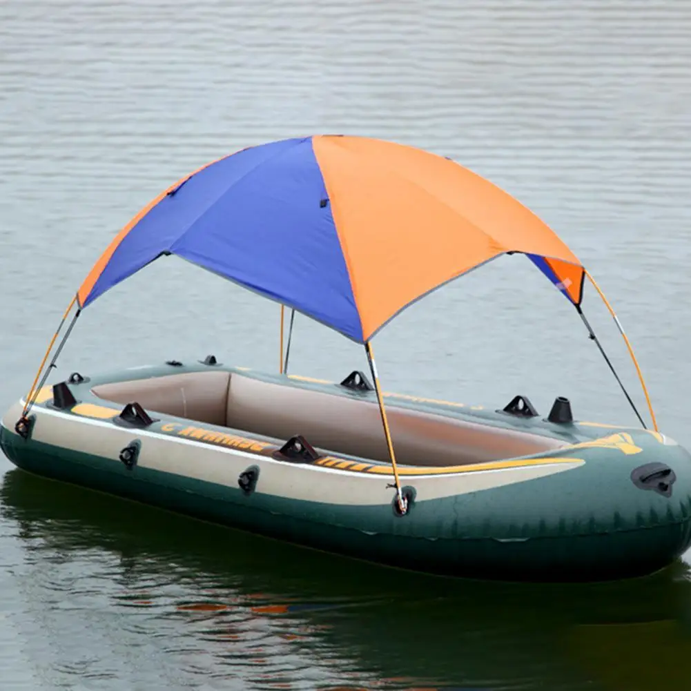 

Inflatable Boat Awning Fishing Tent Waterproof And UV Protection Outdoor Boat Shade Tent Boat Shelter Kayak Kit Accessories