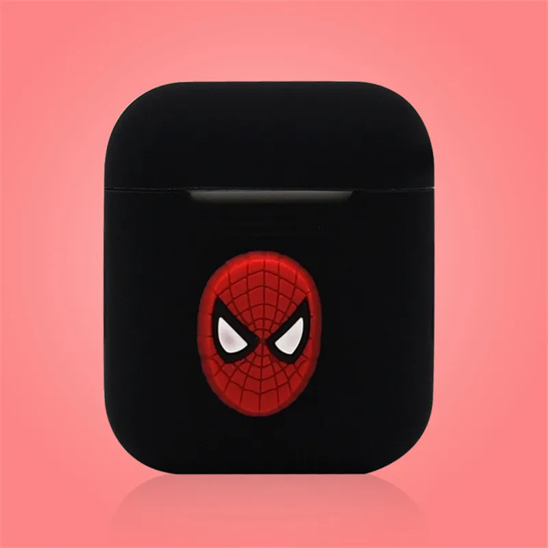 Marvel чехол для гарнитуры для Apple Airpods защитный чехол для airpods противоударный чехол coque capa