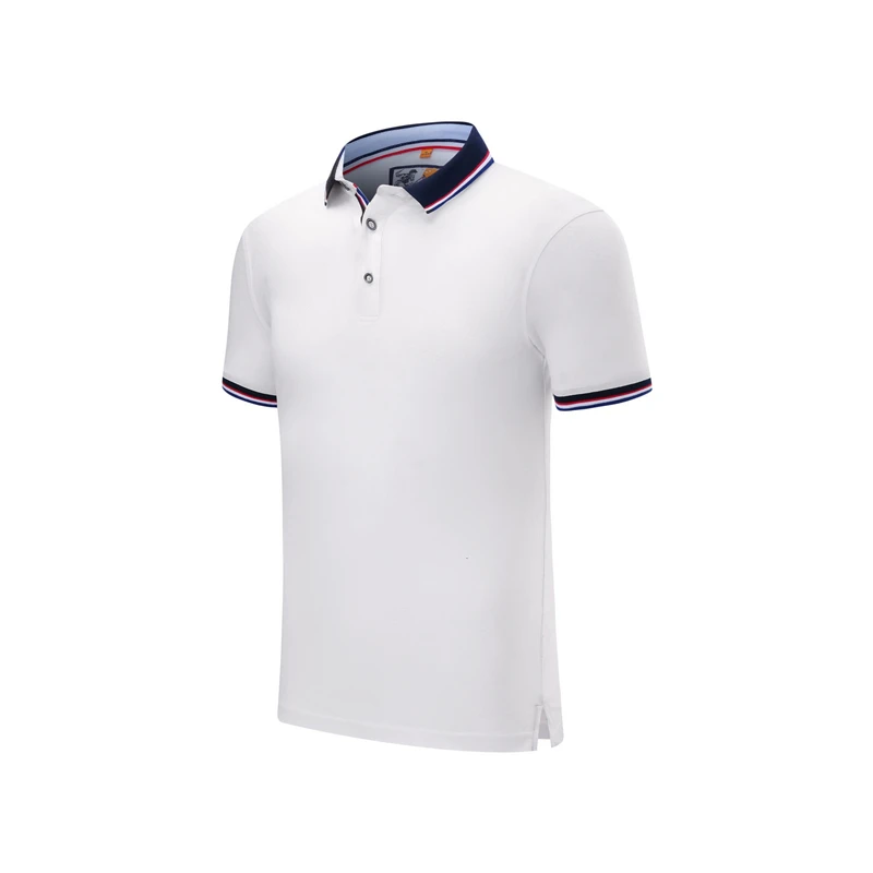 Высококачественная Мужская Рубашка Поло пуловер топы рубашки Однотонная