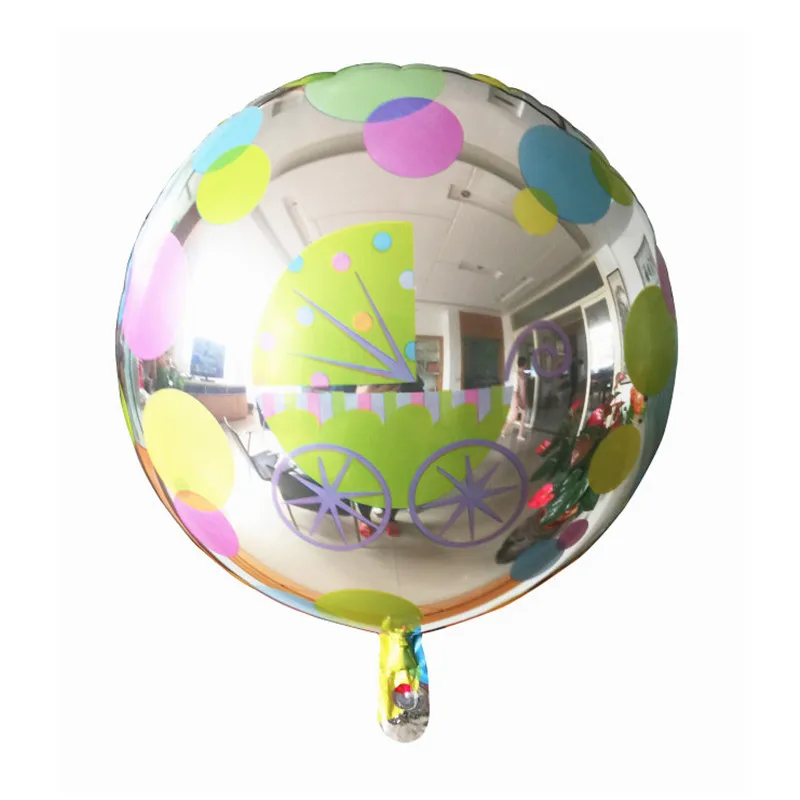 Оптовая продажа вечерние декоративный воздушный шар из фольги надувные круглой