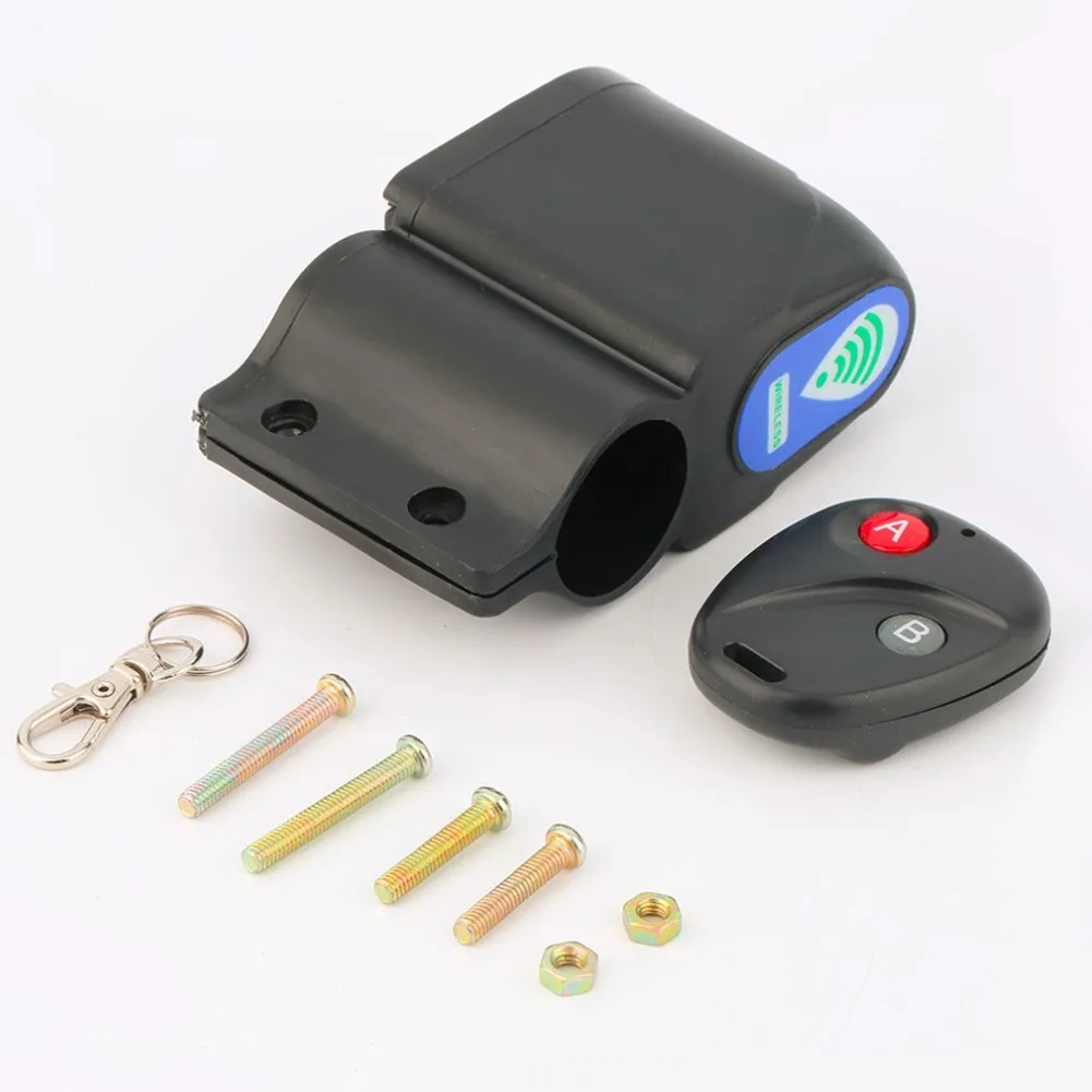 

Remote Vibration Alarm Alarm Bicycle Bike Burglar Control Duable Newest