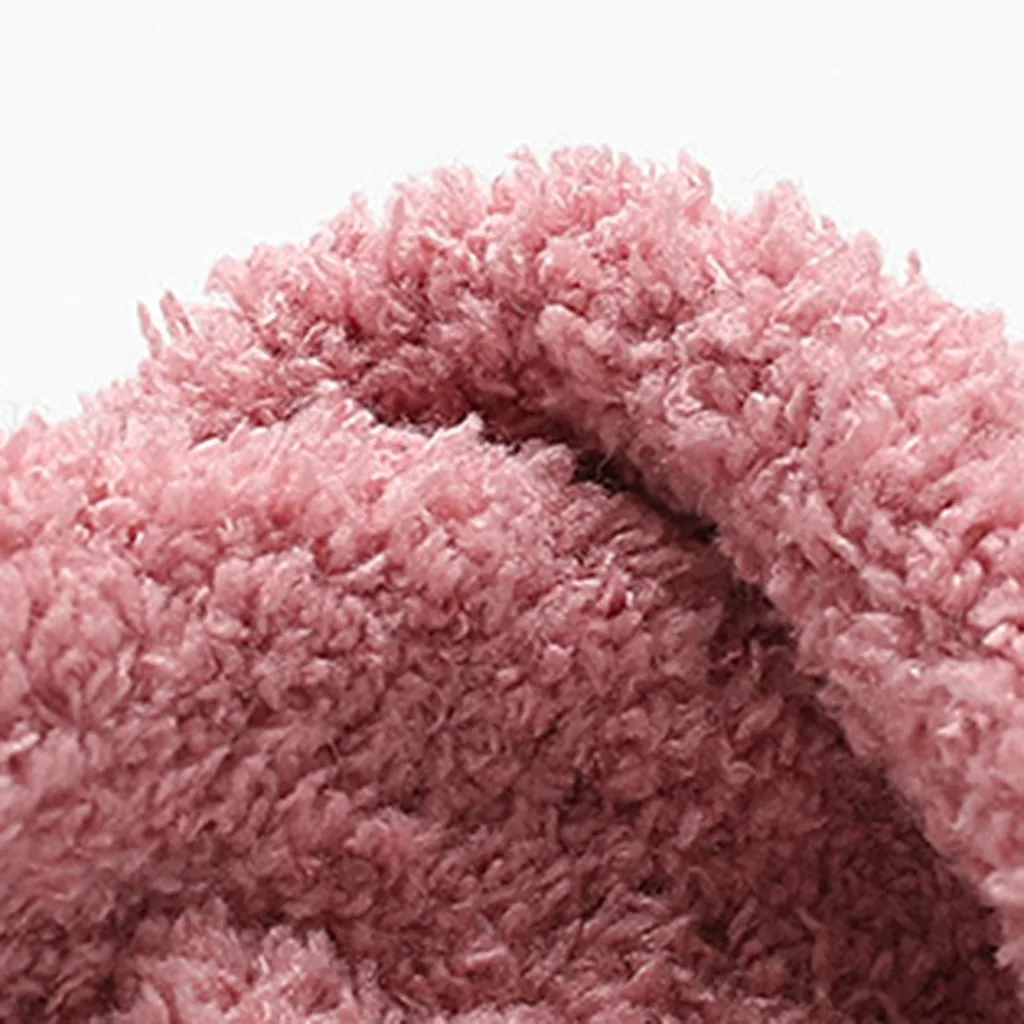 

Women's Cold-Proof Gloves Winter Warm Coral Fleece Flipped Half-Finger Glove Couple's Unisex Fingerless Knitted Skiing Gloves