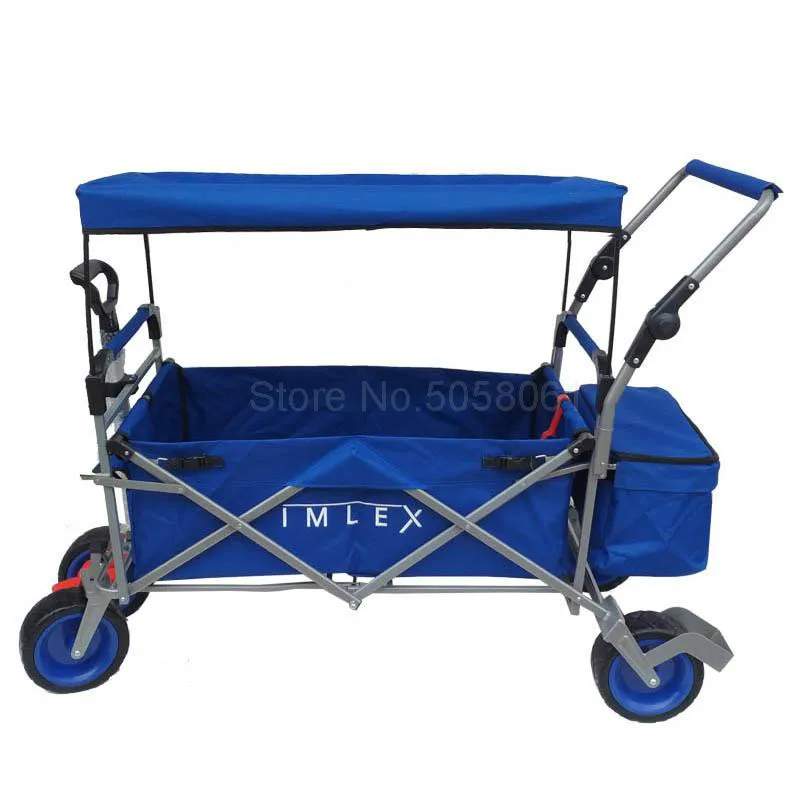 Складная тележка для супермаркетов портативная рыбалки кемпинга транспорта