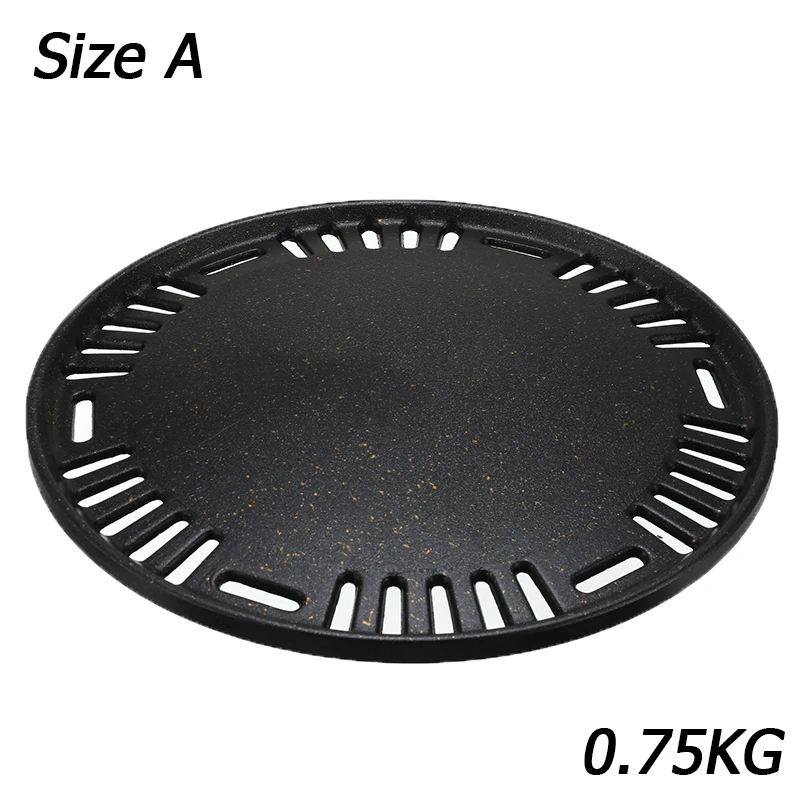 Корейский Круглый коммерческий барбекю гриль жаровня сковорода открытый