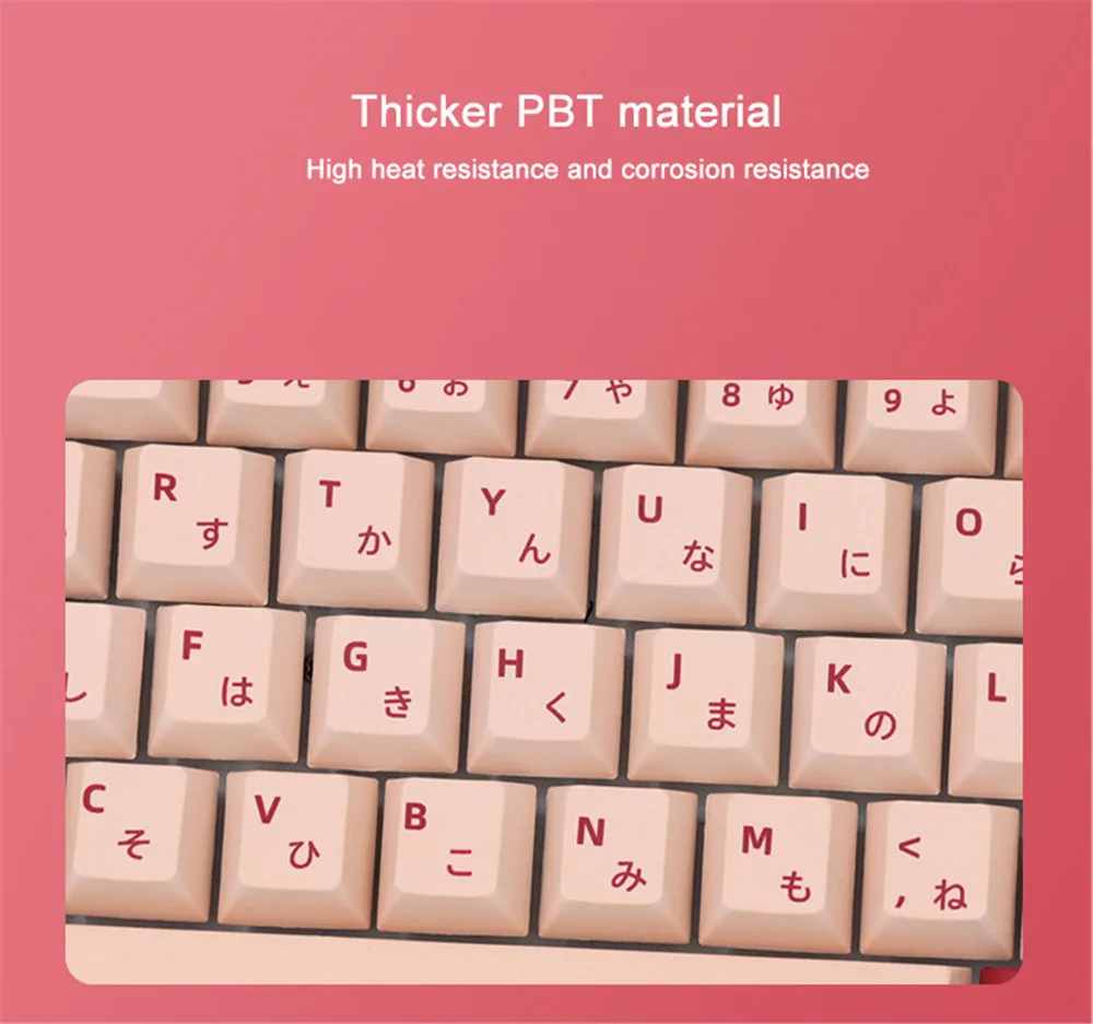 

PBT Darling Keycaps Sublimation 129 Keys Cherry Profile Gaming Keycap Personalized Japanese For Mechanical Keyboard Button Cap