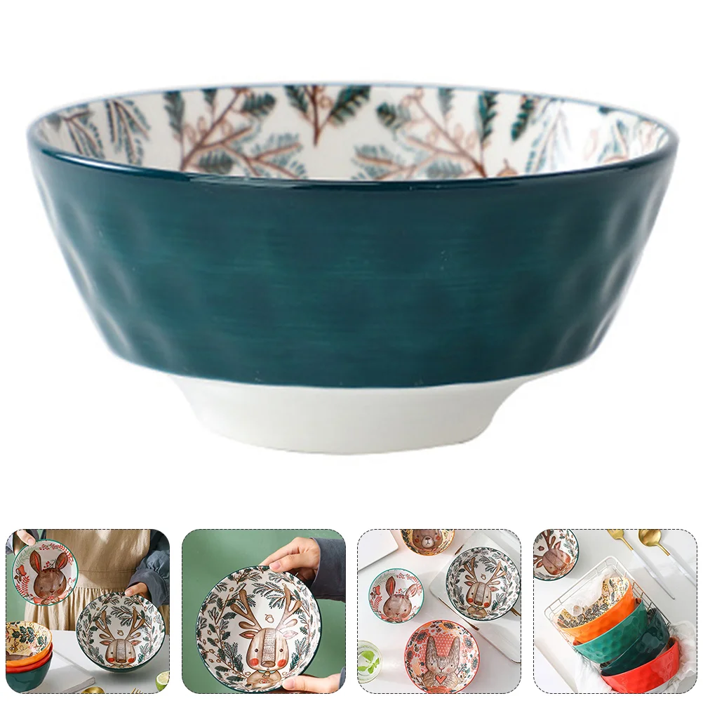 

1 шт., керамическая миска для мгновенной лапши