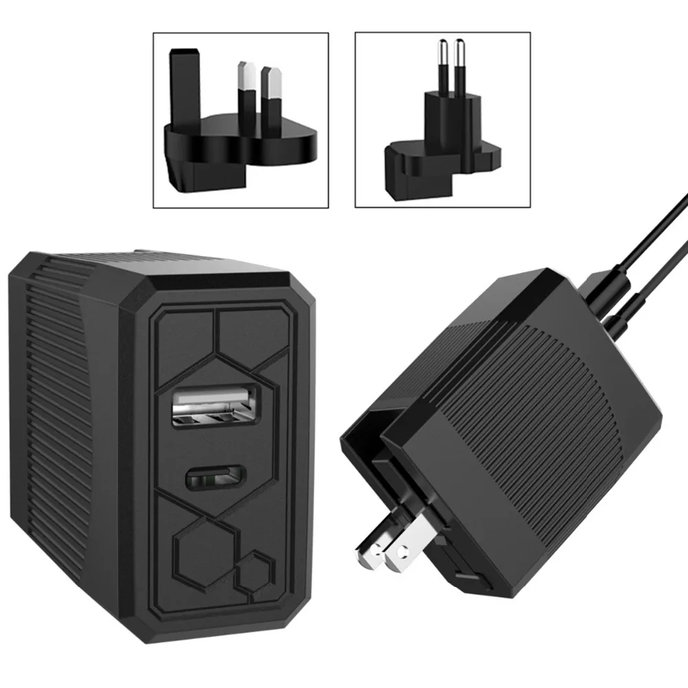 Сетевое зарядное устройство SOONHUA с портом USB Type-C и поддержкой быстрой зарядки 38 Вт