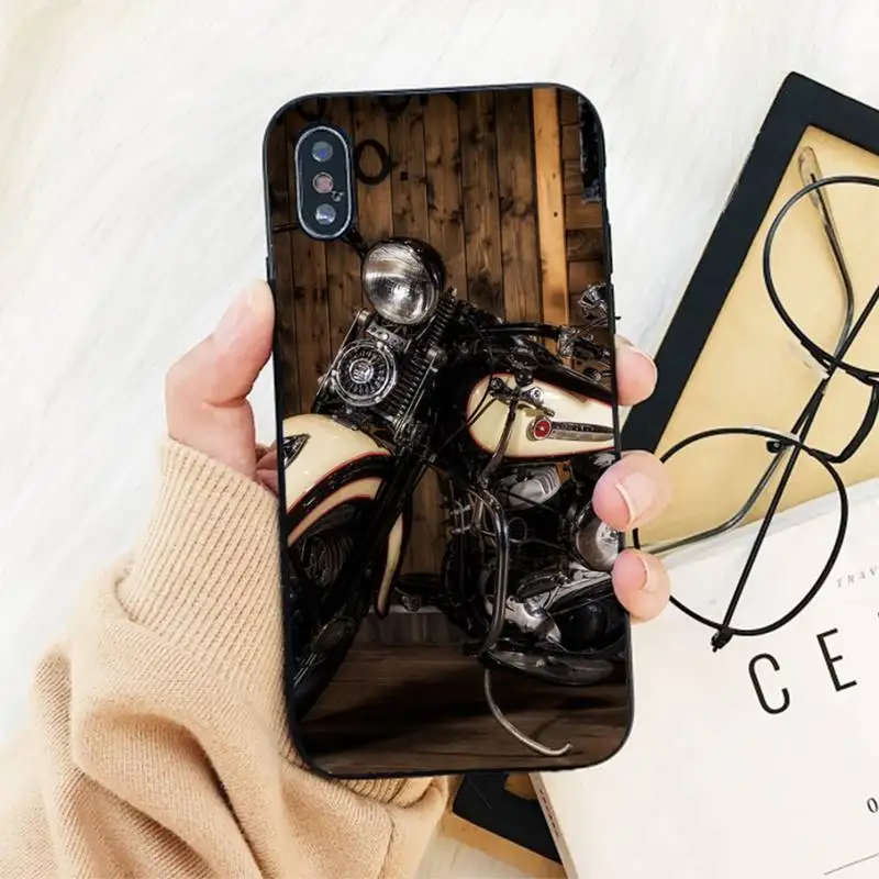 hot vintage motorcycle phone case for iphone 13 11 12 pro xs max 8 7 6 6s plus x 5s se 2020 xr cover free global shipping