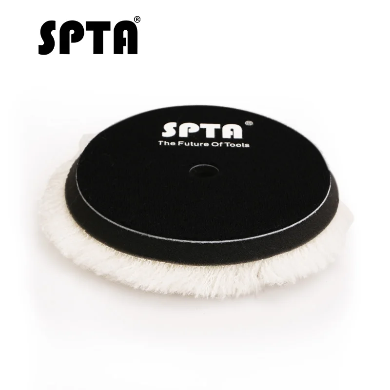 SPTA " 7" скошенный край полировальный диск из микрофибры быстрая отделка колодки авто воск полировка колодки для DA/RO автомобиля полировщик