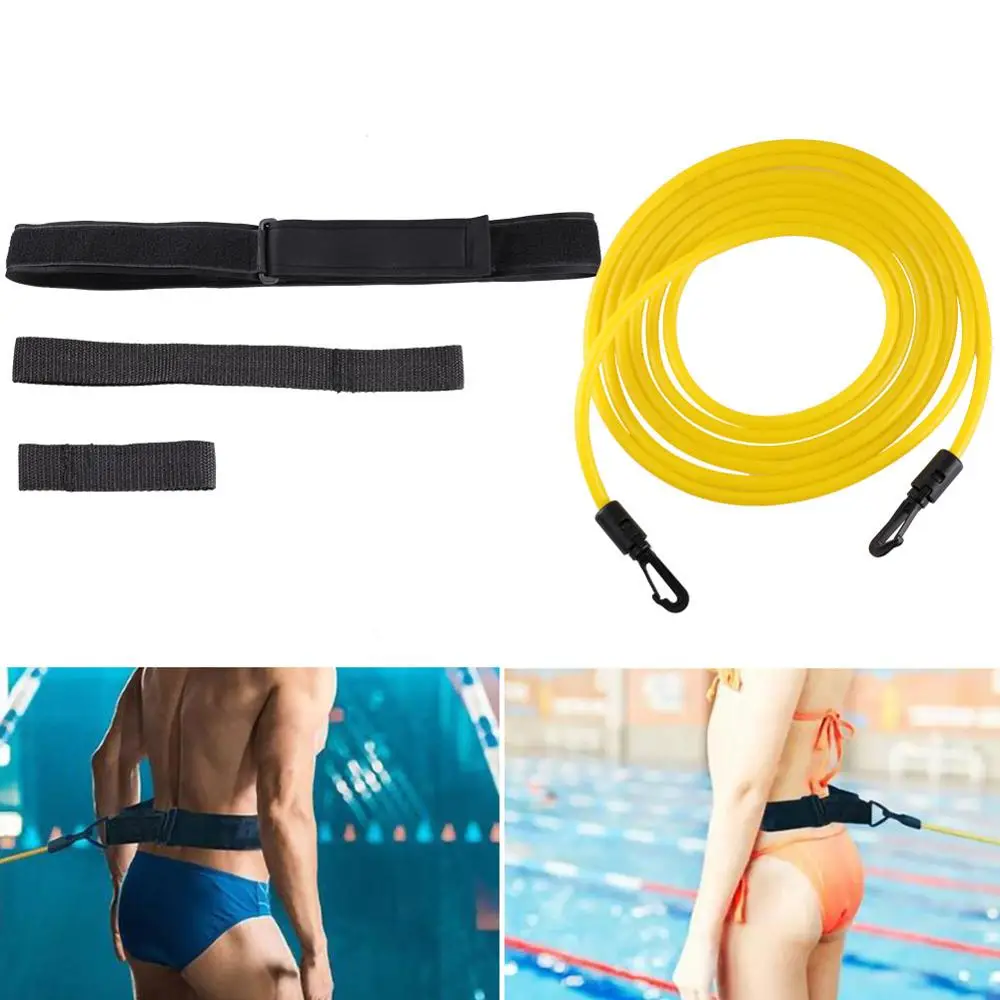 Регулируемый эластичный пояс для плавания банджи тренажер латексные трубки