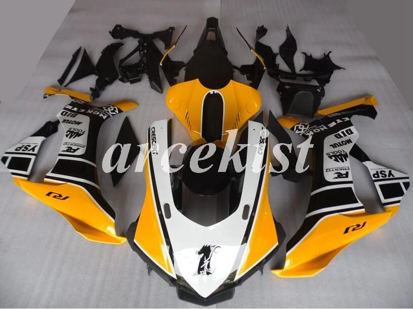 

New ABS Injection mold Fairing kit 100% fit for YAMAHA YZF - R1 2015 2016 YZF R1 15 16 YZF1000 Yellow Custom