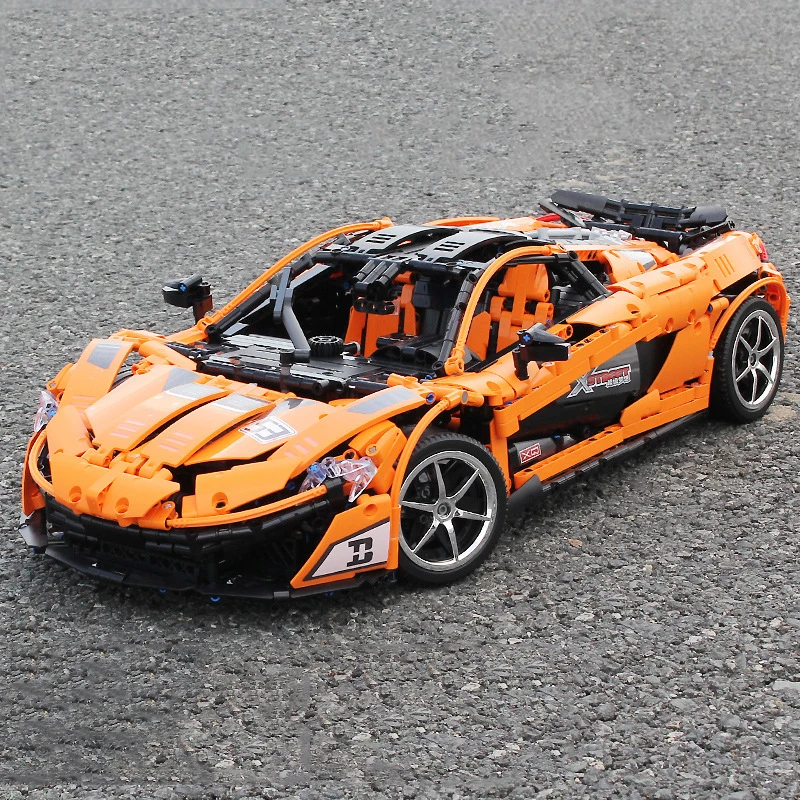 RC Mclaren P1 техника супер MOC 16915 Гоночная машина Кирпичи совместимы с 20087 двигательные