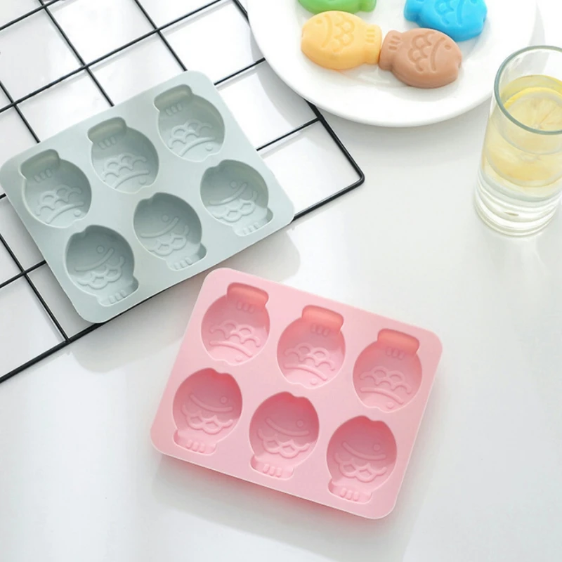 Симпатичные формы для торта в форме рыбы силиконовые украшения инструменты