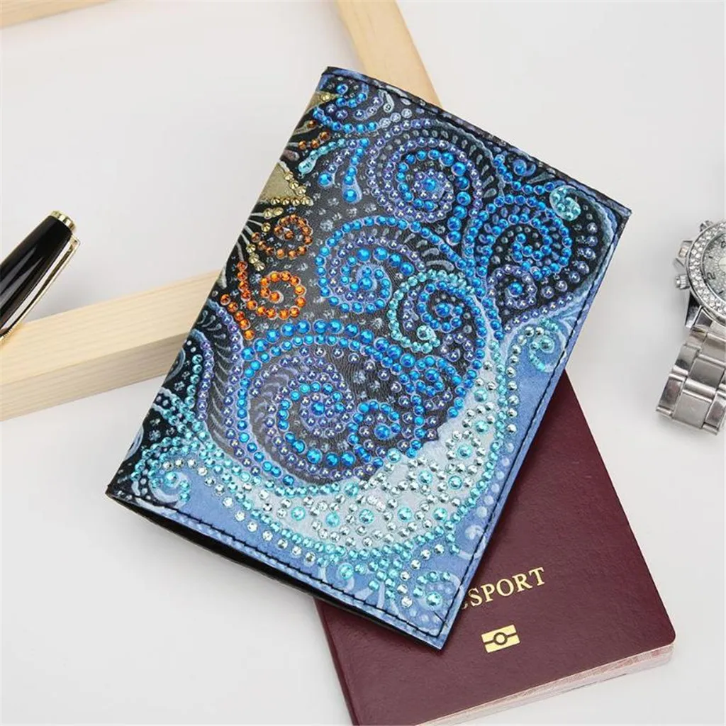 Women Leather Travel Passport Cover Holder Card Wallet Case ID Bag Documents Protective Covers Credit Wallets | Багаж и сумки