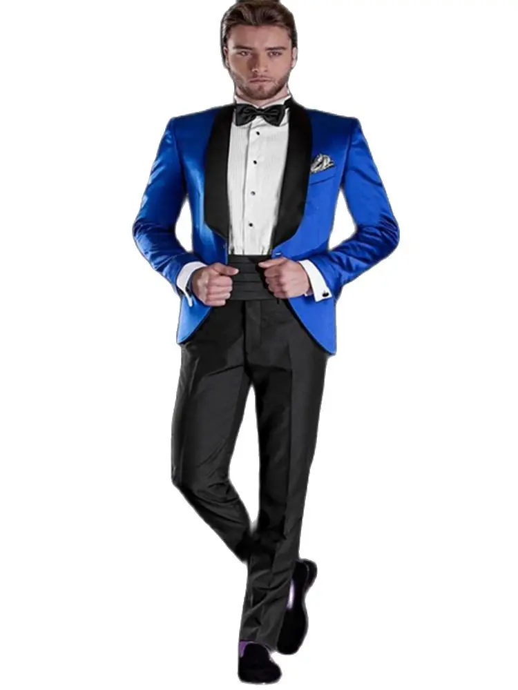 

2022 Модная стильная Высококачественная сценическая одежда, изготовленная на заказ Женский праздничный банкетный костюм с 1 кнопкой для мужч...