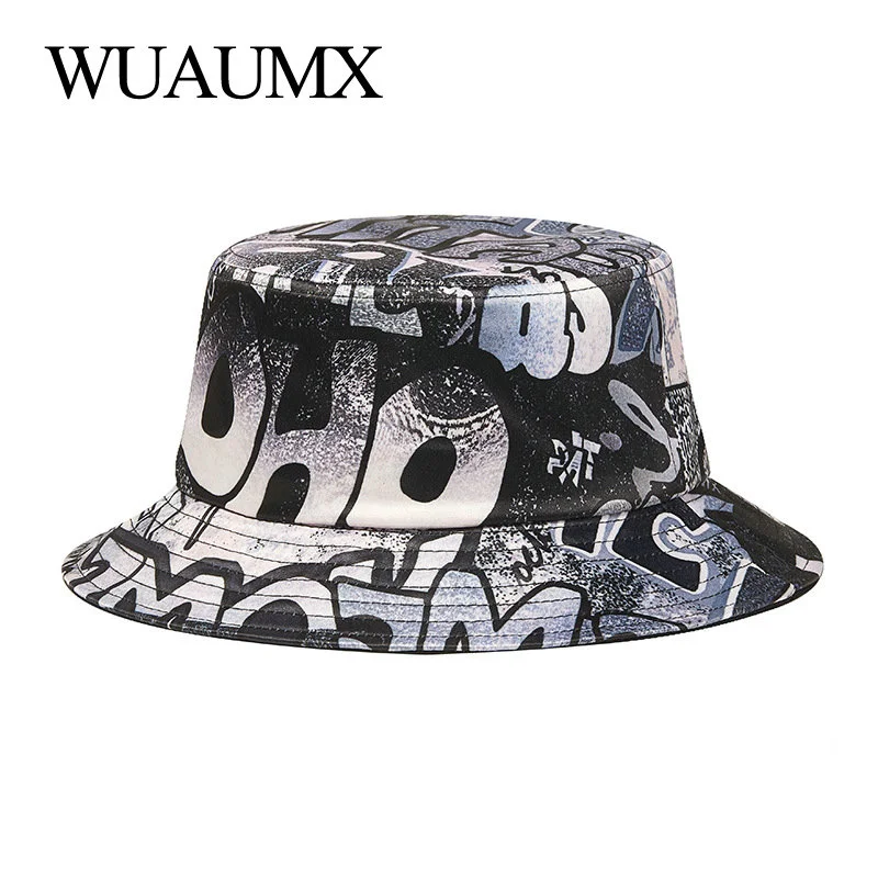 

Панама с граффити для мужчин и женщин, простая Панама с плоским верхом, шляпа для отдыха на открытом воздухе, защита от солнца, в стиле хип-хо...