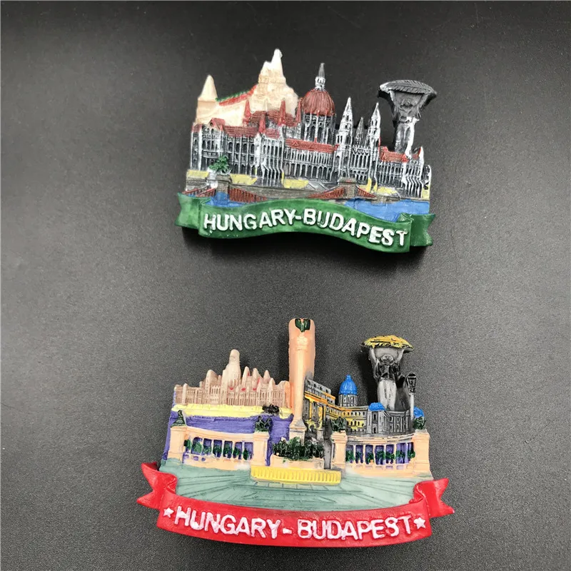 

Budapest Hungary panoramic refrigerator magnet resin magnetic souvenir crafts