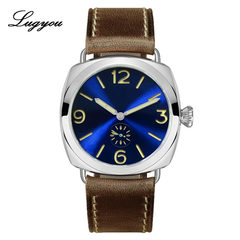 Lugyou San Martin винтажные бронзовые часы в форме подушки глянцевый кварц 200 м