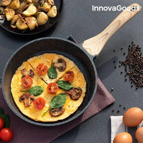 InnovaGoods гранитный эффект Премиум Пан (24 см)|Сковороды| |