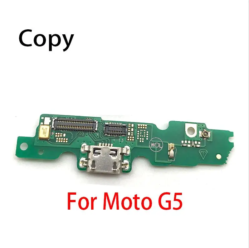 

10PCS New For Motorola Moto G5 XT1672 XT1676 5.0 Dock Connector USB Charging Port Board Flex Cable Replacement