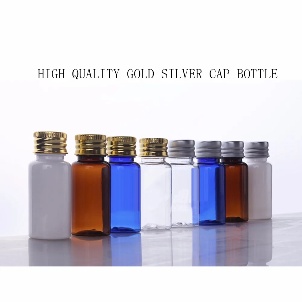 50 шт. пластиковая алюминиевая крышка от бутылки мини порожних контейнеров