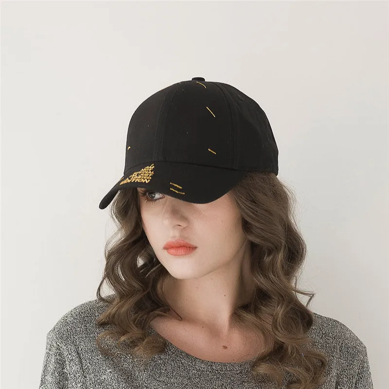 

baseball cap 2020 fashion Simple embroidery letter All-match Lovers Outing Unisex hat casquette kpop gorras hombre snapback bone