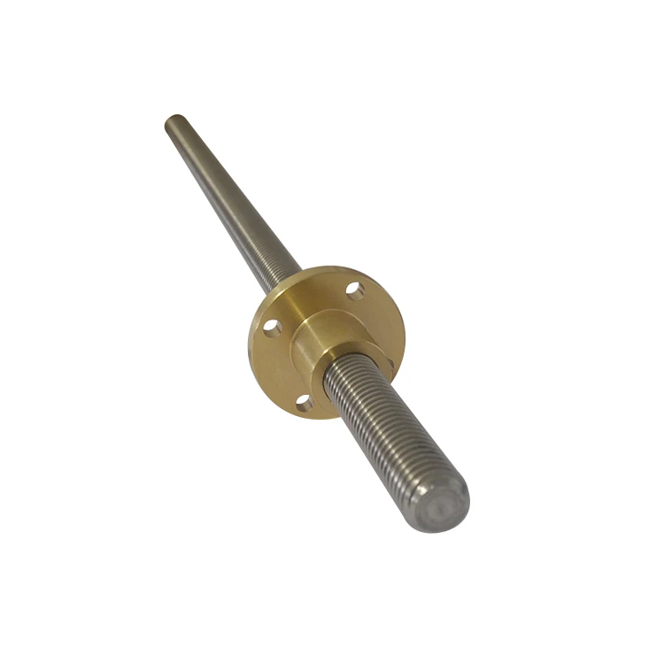 Винт T16 16 мм Длина 1000 шаг 4 свинцовый 304 трапециевидный из нержавеющей стали с