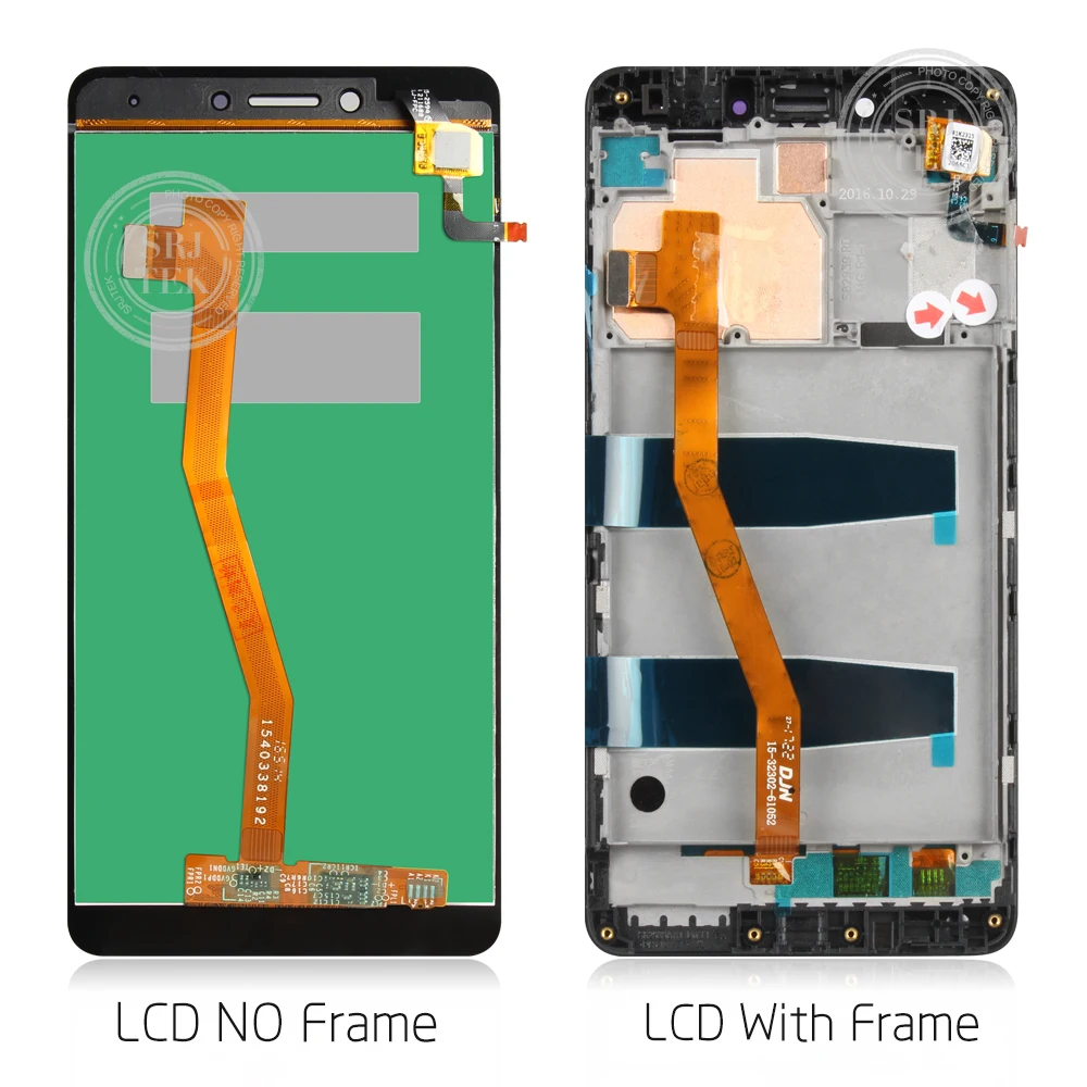 ЖК-дисплей 5 дюйма для Lenovo K6 Note сенсорный экран с дигитайзером стеклянный сенсор в