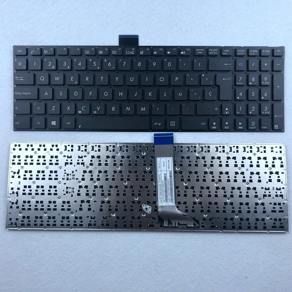 Испанская клавиатура без рамки для ноутбука ASUS F502 F502C F502CA X502 X502C X502CA SP Раскладка |