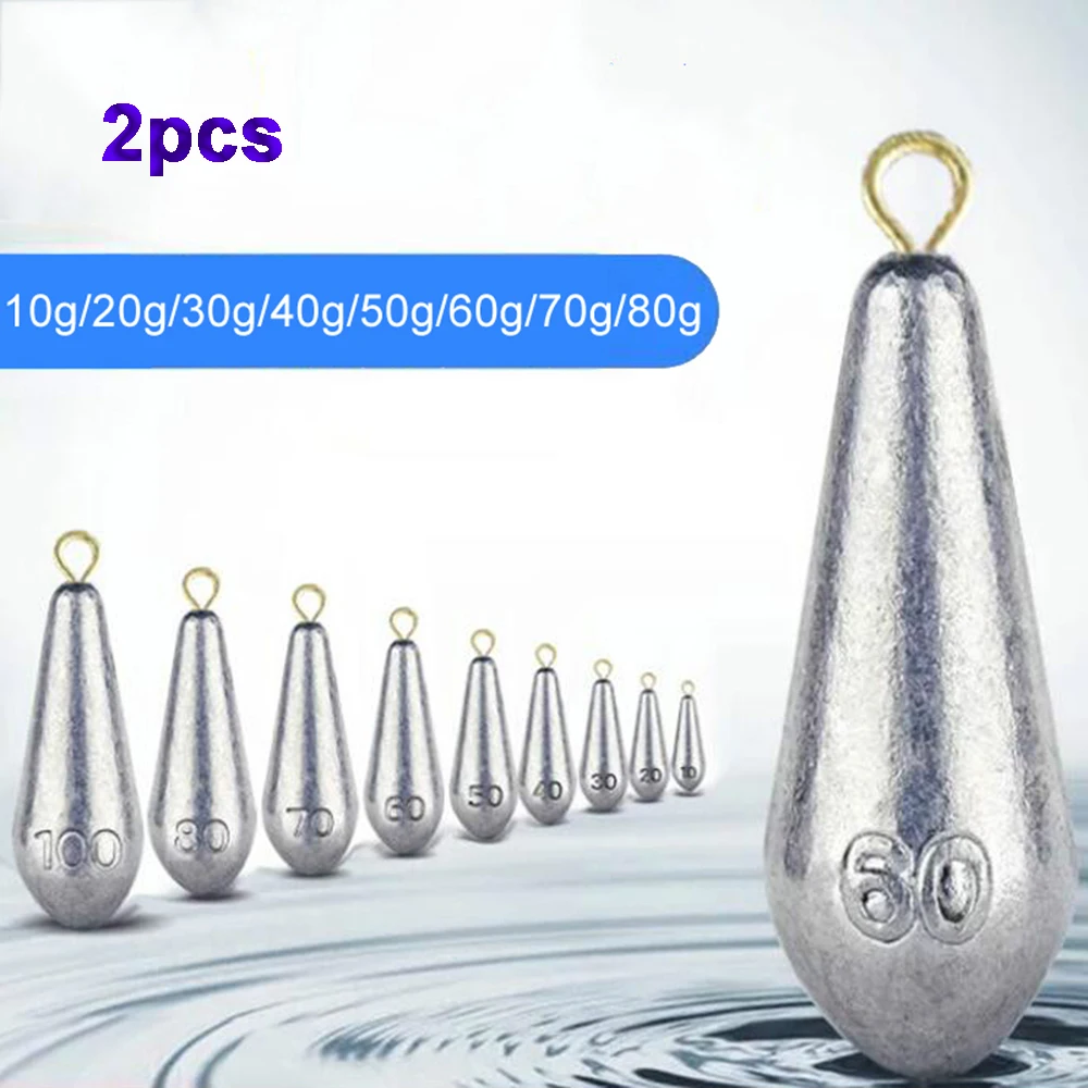 2 шт. капли воды привести быстро опускается на дно однотонные Тонущая приманка