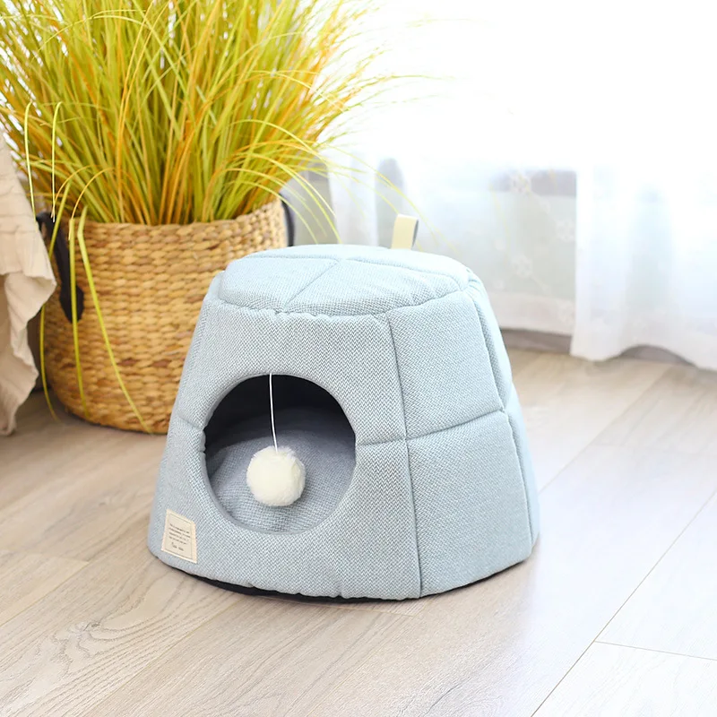 

Cat Litter for Four Seasons Universal Winter Warm Pet Dog Litter Cat Supplies Cat Bed Cat House Enclosed Thick Cat Litter