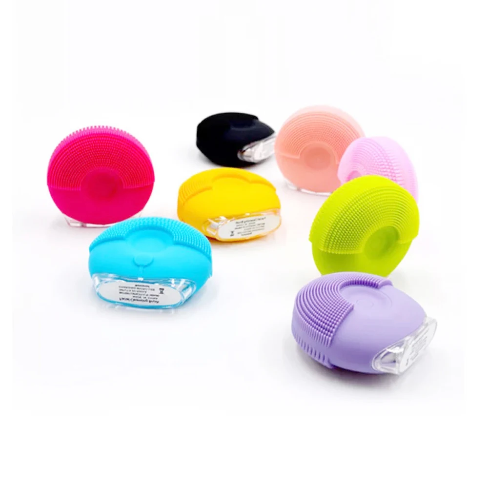 1 шт. Ультразвуковая электрическая мини щетка для очищения кожи лица|Устройство