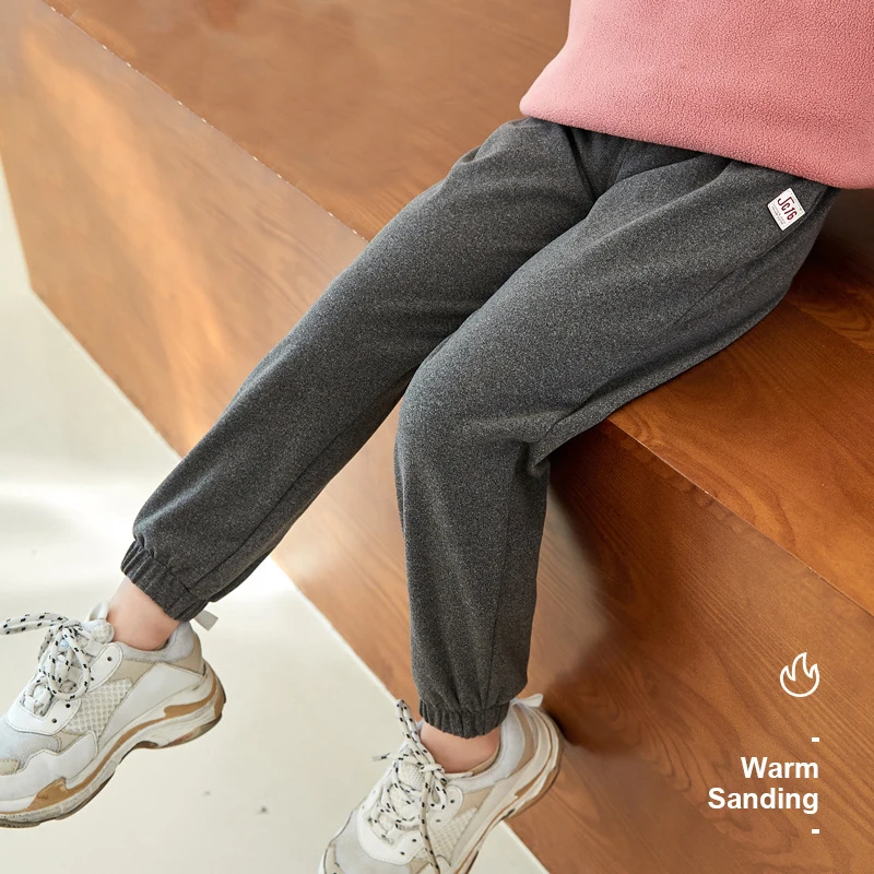 

Children's Boys Sports Spring Autumn Pants Girls Trousers Kids Candy Color Pants New Autumn Girls Cotton Casual Pants Trousers