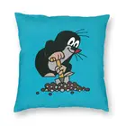 Мультяшный чехол для подушки с изображением Кротов Krtek, двухсторонняя печать, Маленькая подушка, напольная подушка, чехол для дивана, подушка, чехол для домашнего декора