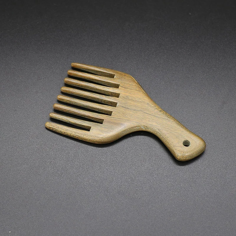 

2Pcs Hair Straightener Wide Tooth Comb Wooden Massage Brush Hair Anti-Static Wooden Hair Comb