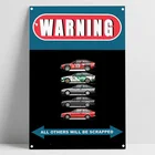 Металлическая Оловянная вывеска Alfa Romeo, художественное настенное украшение, Постер для дома, Декор стен гаража