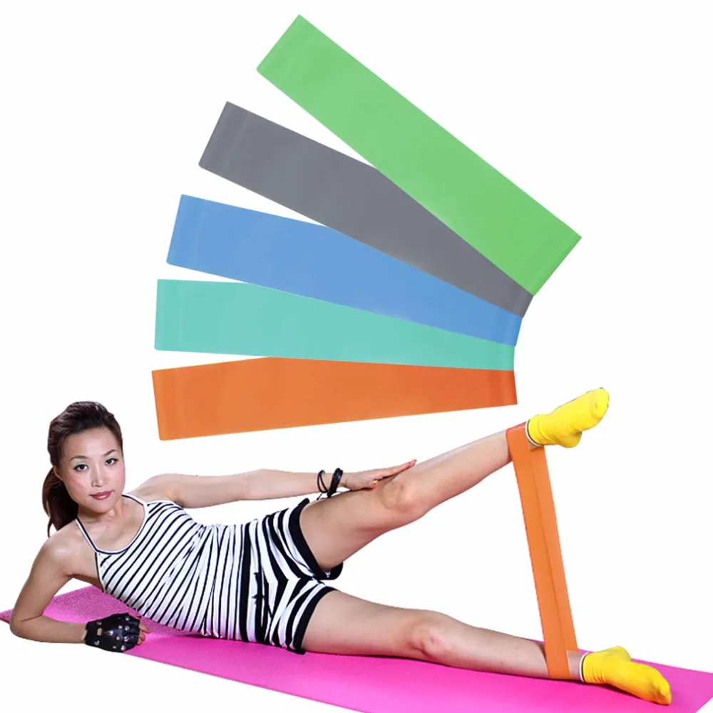 

OUTAD Yoga Fitness Tension Resistance Band Elastic Latex Belt Loop Pull Strength Crossfit Training Equipment Gym Loop Pull Band